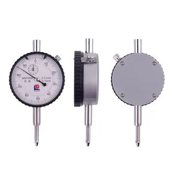 0-10 мм, Механичен Показалеца Циферблат на Индикатор Калибър Метър Точната Резолюция 0,01 мм инструмент за Измерване на Инструмента