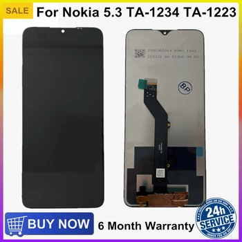 6,55 LCD дисплей за Nokia 5,3 TA-1234 TA-1223 LCD дисплей с сензорен екран Дигитайзер възли За Nokia 1,3 2,3 8,3 5,3 TA-1229