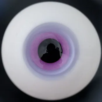BJD Лилаво 24 мм, Кръгли Стъклени Очи Голям е Размерът на Очната Ябълка За Преродения Baby Doll Грим, Бижута Прилагането на Таксидермия Steampunk Занаят HEDUOEP