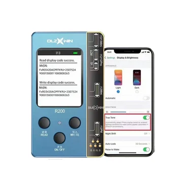 DLZXWIN R100P Многофункционално устройство за възстановяване Truetone за iPhone 7 8 XS 11 12 13 Подкрепени от оригинални и помощни екрани