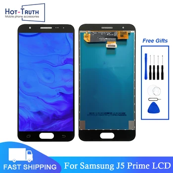 LCD Дисплей За Samsung Galaxy J5 Prime G570 G570F Дисплей, Дигитайзер, Тъч Екран В Събирането на Смяна на Мобилен Телефон 100% Тествани AAA +