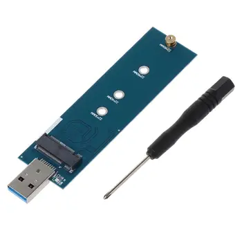 M. 2 към USB Адаптер B Ключ M. 2 SSD Адаптер USB 3.0 до 2280 М2 NGFF SSD Устройство Адаптер Конвертор Карта на Четене SSD