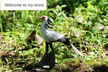 pvc открита модел играчки Secretarybird птица