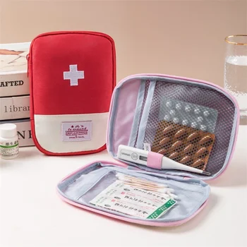 Бизнес Пътуване Пътуване Портативна Медицинска Чанта Открит Къмпинг Оцеляване Чанта за Първа помощ Домашната ръчния Багаж Малка Чанта За Съхранение на Лекарства