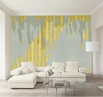 Големи потребителски декорация на дома тапети стенопис мода метална боя абстрактна шарка на ТЕЛЕВИЗИЯ фон стени стенни покрития