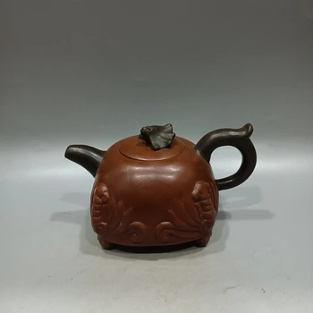 Китайски Исинский Чайник, Ръчна изработка От Лилава Глина Maker От Лилава Глина Гърне Гу Цзинчжоу 500CC