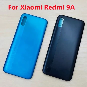 Нов За Xiaomi Redmi 9A Задния Капак на Отделението за батерията Задната част на Задния Капак на Корпуса Вратата Пластмасов Калъф за Redmi 9 A Капак на Отделението за батерията