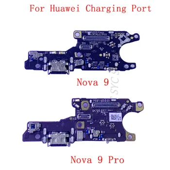Оригинален USB Конектор За Зареждане на Такси Гъвкав Кабел За Huawei Nova 9 Pro Порт кабел за зареждане на Устройство за Четене на СИМ-Карти, Резервни Части
