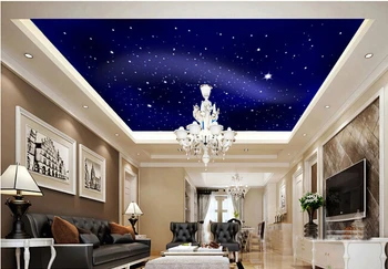 Потребителски тапети вселена, звезди, използвани за хола спалня на тавана на стената СЪДЪРЖАНИЯ бар естествен материал papel DE parede