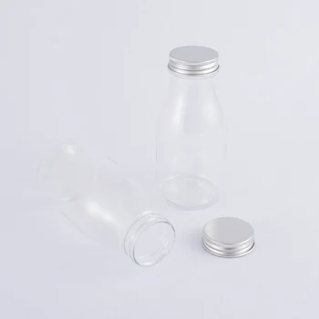 Търговия на едро и дребно 300 мл, 20 бр/лот прозрачна алуминиева бутилка с винт на капака за домашни любимци 300 cc е сол за вана/млечни пластмасови козметични бутилки