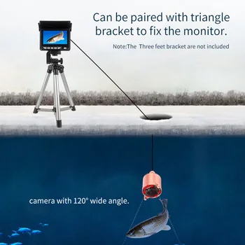 120 широка Камера За Подводен Риболов камера за лед риболов 8 IR led Батерии с Висока Мощност Многофункционална камера За Наблюдение На Риболова