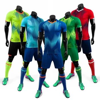 Grosir Kaus Piala Dunia 2022 Kaus Sepak Bola Kustom Kaus Sepak Bola Survetement Pria Sepak Bola Set Seragam Latihan Sepak Bola