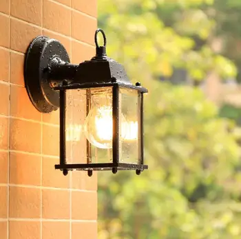 Американски, Европейски, модерен лесно открит балконный лампа водоустойчив, с монтиран на стената лампа, коридор коридор led лампа за външно осветление