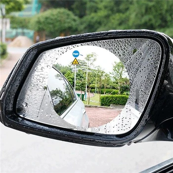 2 елемента Автомобили Защитно Фолио За Огледала за Обратно виждане Прозореца на Колата Противотуманная Непромокаемая Фолио на Автомобилни Аксесоари