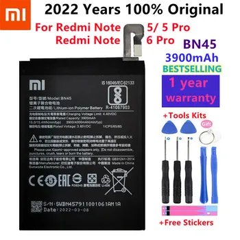 2022 година Xiaomi 100% чисто Нов Оригинален Взаимозаменяеми Батерия За Телефона BN45 3900 mah За Xiaomi Redmi Note 5/Note 6 Pro с безплатни Инструменти