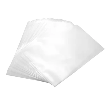 40ШТ L-Образна Пластмасова Папка - 18C Бистра Прозрачна Папка За Документи За Хартиени Торбички Формат А4