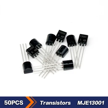 50 бр./лот Транзистор MJE13001 NPN Транзистори 400 В 200 ma TO-92 Нов оригинален
