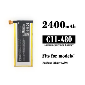 C11-A80 Оригинални Сменяеми батерии За ASUS PadFone Infinity (A80) C11-A80 Мобилен телефон с Голям капацитет на Топ Литиеви батерии