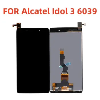 LCD екран за Alcatel Idol 3 6039 6039A 6039K 6039Y Смяна на Дисплея в Събирането на Дигитайзер