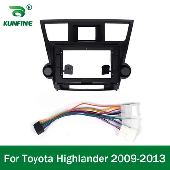 Автомобилен GPS Навигатор Стерео За Toyota Highlander 2007-2014 Радио Престилка Панел Рамка Подходящ 2Din 10 инча Тире на устройството на екрана