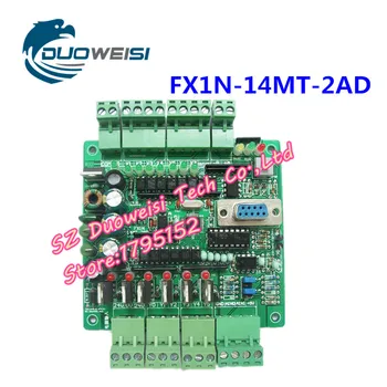 АД индустриална панел за управление на аналогов FX1N-14MT-2AD-RS485 контролер стъпков мотор 