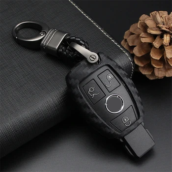 Висококачествен Мек калъф за ключове, джоб за ключове, защитен калъф, стойка за Mercedes benz A B R G Class GLK GLA w210 W251 W463 W176