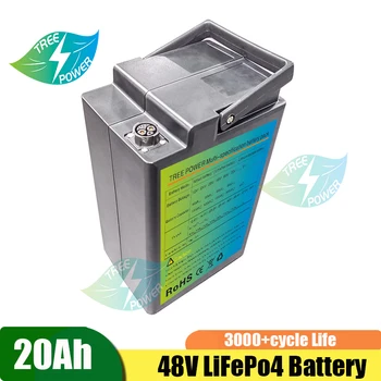 Висококачествена литиева батерия за електрически велосипед LiFePO4 48V 20Ah с bms със зарядно устройство
