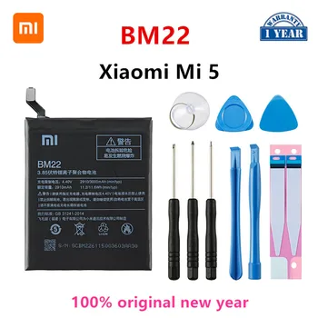 Въведете mi 100% Оригинална Батерия BM22 3000 ма За Xiaomi Mi 5 Mi5 M5 BM22 Сменяеми Батерии за телефон + Инструменти