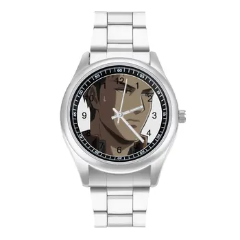 Жан Кирштейн Кварцов Часовник Атака на Титаните Аниме, Япония Ежедневни Дамски Ръчни Часовници Дизайн От Неръждаема Спортни Снимки Ръчен Часовник