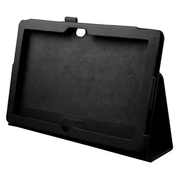 Кожен калъф-стойка за таблет Microsoft Surface 10.6 Windows 8 RT, черен