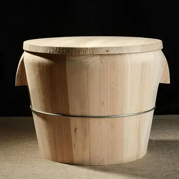 Контейнер Sushi Hangiri Дървена Купа За Смесване На Ориз Произведено В Япония