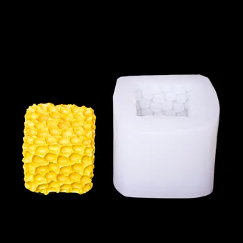 Кубче на Рубик Cellular Ароматна Свещ Силиконова Форма За Печене Муса Форми за Торти Форма от Смола 15-1183