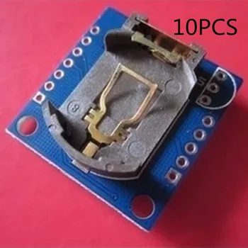 Нов 10шт Малък Модул RTC I2C 24C32 Памет DS1307 Часове Без Батерии