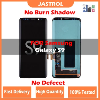 ОРИГИНАЛЕН AMOLED Смяна на LCD дисплей за SAMSUNG Galaxy S9 LCD дисплей, Сензорен дисплей в Таблет с Рамка G960N G9600 БЕЗ изгаряне сянка