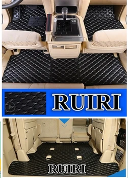 Пълен комплект автомобилни постелки + един подложка за багажник за Toyota Land Cruiser 200 7 места 2020-2007 водоустойчив трайни килими за LC200 2018