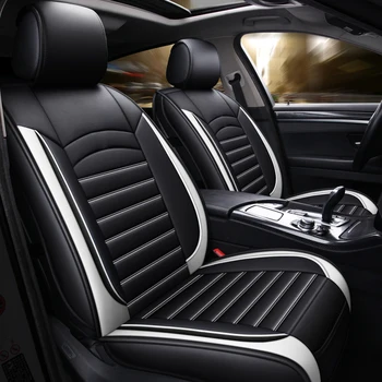 Универсален Пълен Комплект Калъфи за автомобилни Седалки от Изкуствена кожа, Аксесоари за BMW X1 X2 X3 X4 X5 X6 X7 1-Series 2-Series 3-Series